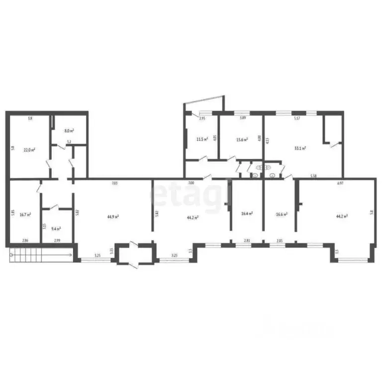 Офис в Ханты-Мансийский АО, Сургут ул. Профсоюзов, 16 (150 м) - Фото 2