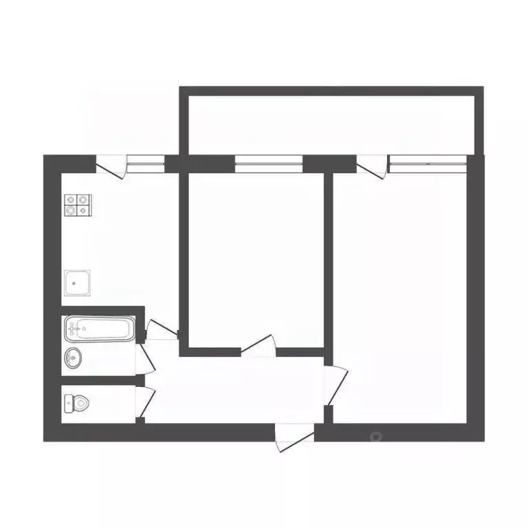 Дом в Ульяновская область, Чердаклинский район, Калмаюрское с/пос, с. ... - Фото 1