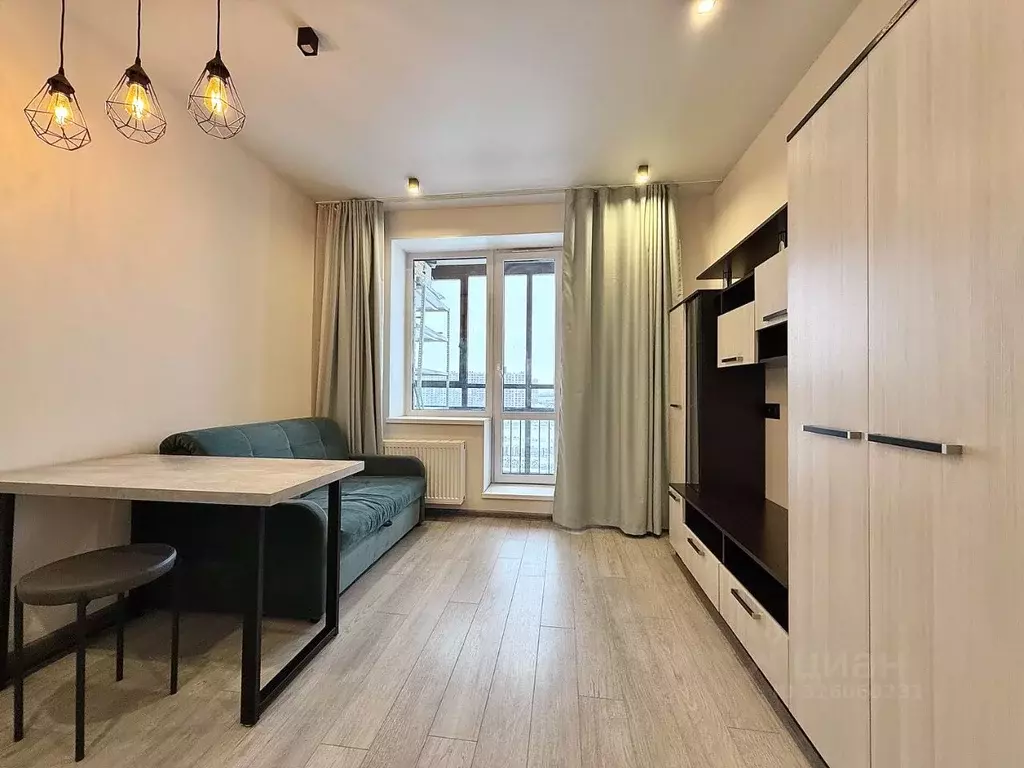 Студия Санкт-Петербург ул. Среднерогатская, 20 (28.0 м) - Фото 2