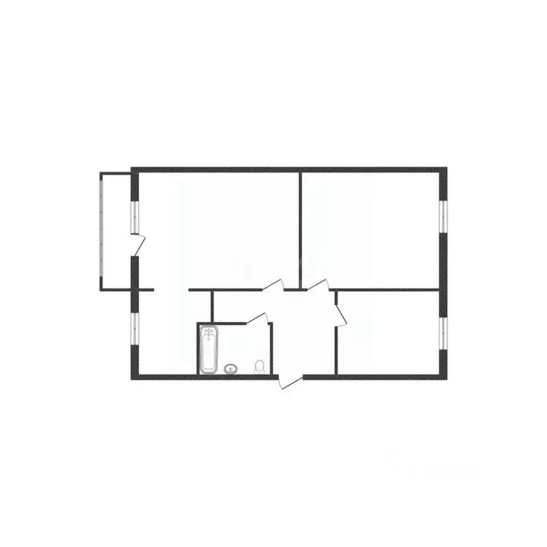 3-к кв. Курганская область, Курган Сибирская ул., 19 (62.9 м) - Фото 2