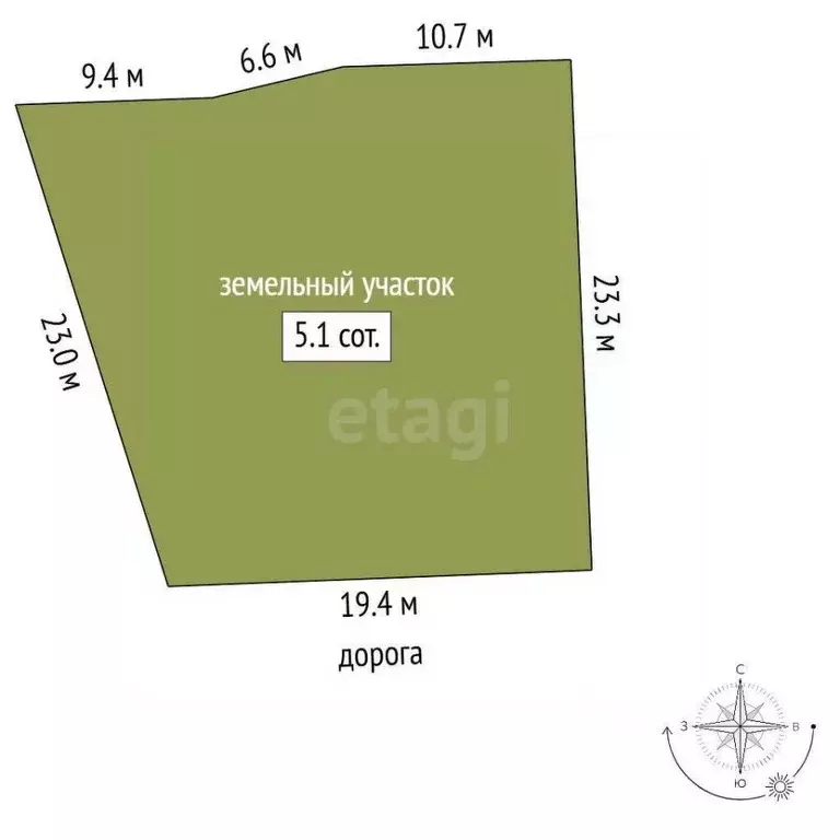 Участок в Костромская область, Кострома ул. Наты Бабушкиной, 17 (5.0 ... - Фото 2