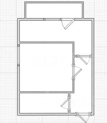 Студия Костромская область, Кострома Венеция мкр, 70 (18.0 м) - Фото 2
