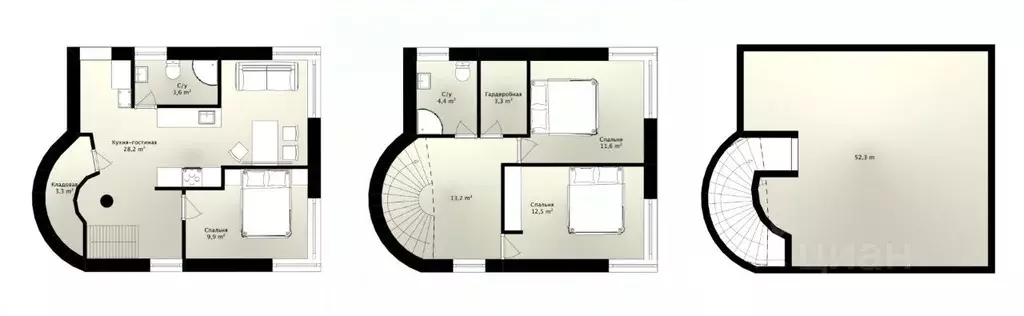 Дом в Крым, Ялта муниципальный округ, Гаспра пгт ул. Горького, 86 (146 ... - Фото 1