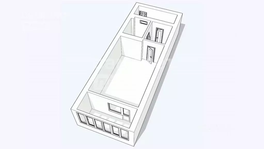Студия Севастополь с. Орловка, ш. Качинское, 35/49 (50.0 м) - Фото 1
