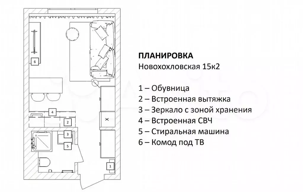 Квартира-студия, 20 м, 26/33 эт. - Фото 0