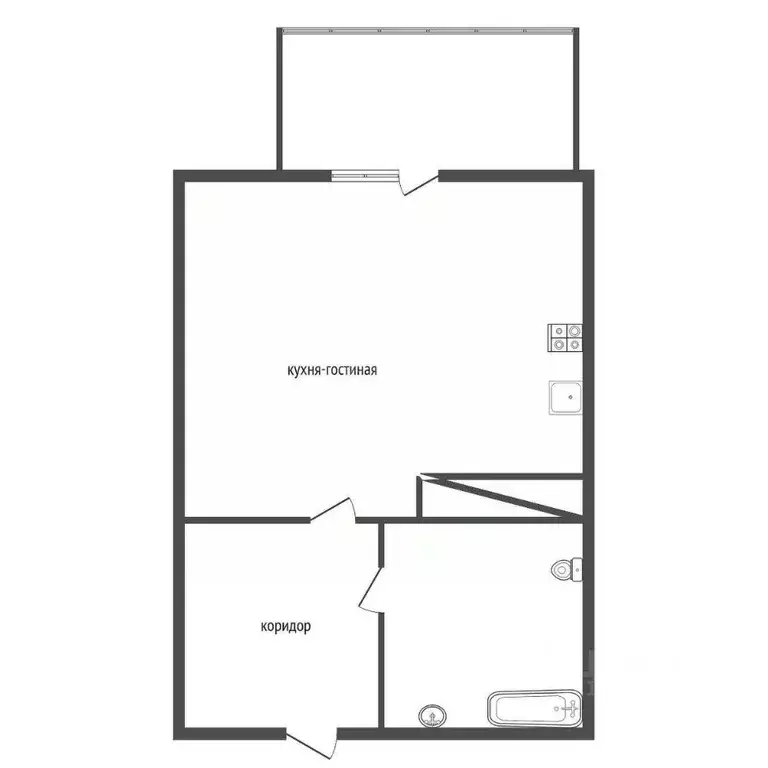 Студия Воронежская область, Воронеж ул. Артамонова, 34Ж (20.4 м) - Фото 1