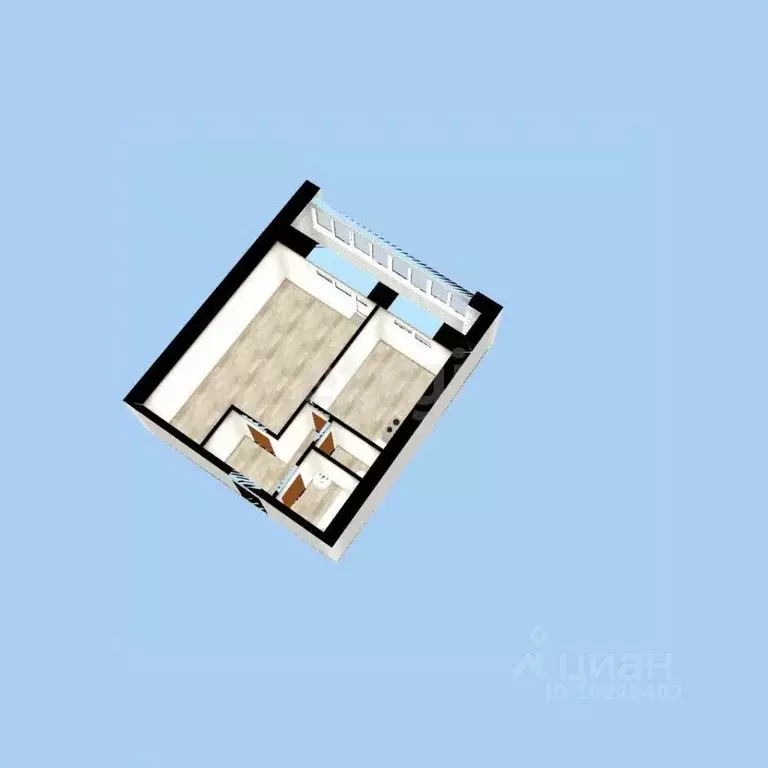 1-к кв. Башкортостан, Уфа ул. Муксинова, 2/1 (41.6 м) - Фото 1