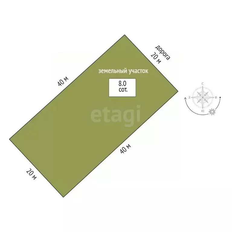 Участок в Хабаровский край, Хабаровский район, с. Корсаково-1  (8.0 ... - Фото 2