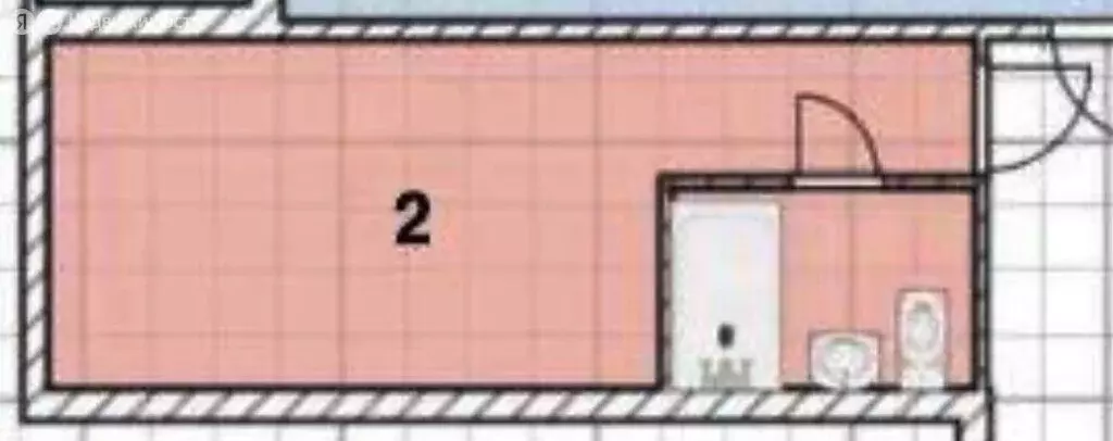 Квартира-студия: Москва, 6-я Радиальная улица, 7/1к2 (21 м) - Фото 0