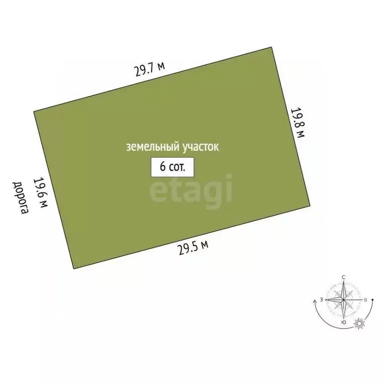 Участок в Крым, Симферопольский район, Родниковское с/пос, Содружество ... - Фото 1