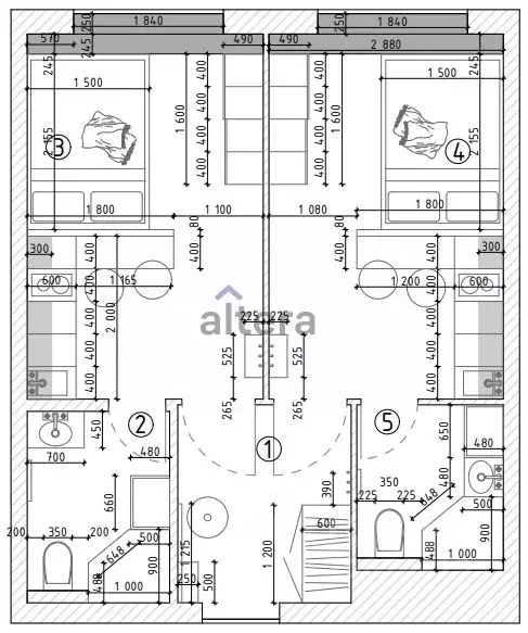 1-к кв. Татарстан, Казань ул. Новаторов, 8 (40.0 м) - Фото 2