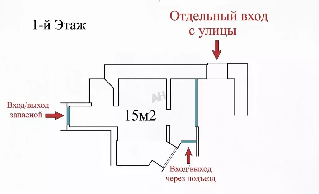 Помещение свободного назначения в Москва Малый Каковинский пер., 3 ... - Фото 2