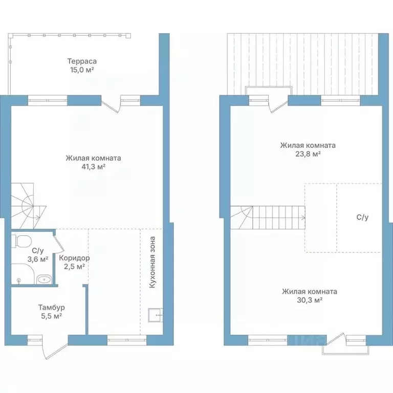 Таунхаус в Новосибирская область, Мошковский район, пос. Октябрьский, ... - Фото 1