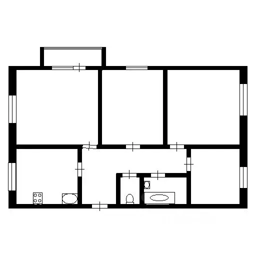 4-к кв. Иркутская область, Усть-Илимск ул. Карла Маркса, 43 (71.2 м) - Фото 1