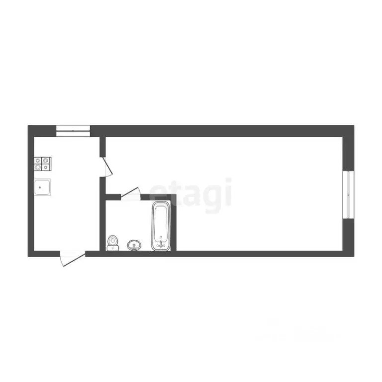 1-к кв. Тюменская область, Тюмень ул. Муравленко, 15а (20.0 м) - Фото 2