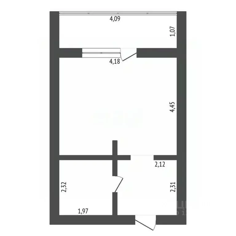 Студия Амурская область, Благовещенск ул. Горького, 318 (30.1 м) - Фото 2