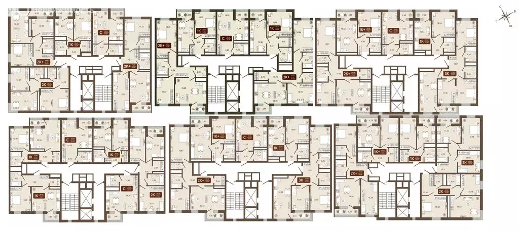 2-комнатная квартира: Новокузнецк, Куйбышевский район (70.72 м) - Фото 1