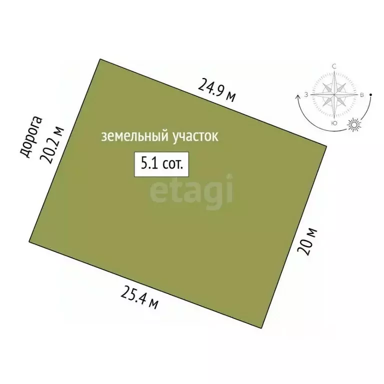 Участок в Тюменская область, Тюмень Изобилие СНТ, ул. Лесная (5.11 ... - Фото 2