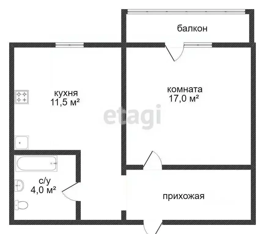 1-к кв. Костромская область, Кострома Давыдовский-3 мкр, 15 (38.9 м) - Фото 2