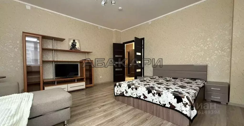 1-к кв. Красноярский край, Красноярск ул. Алексеева, 43 (45.0 м) - Фото 1