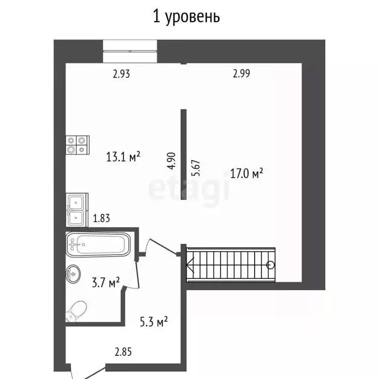 2-к кв. Костромская область, Кострома Сенная ул., 11 (75.0 м) - Фото 1