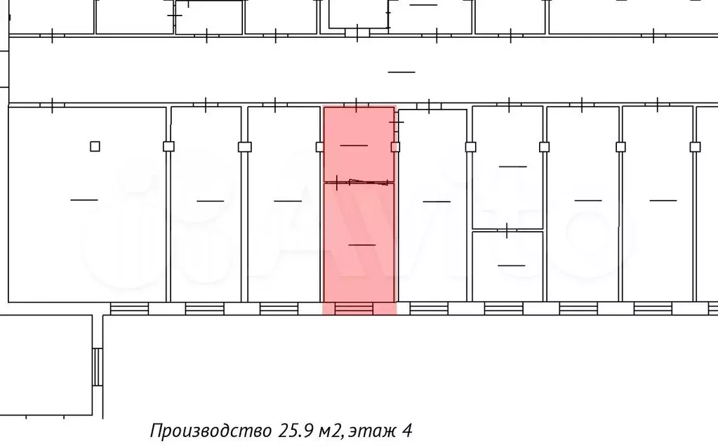 Мастерская 25.9 м, грузовой лифт, зона разгрузки, рядом метро - Фото 0