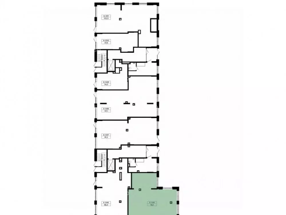 Помещение свободного назначения в Москва Бунинские Кварталы жилой ... - Фото 2
