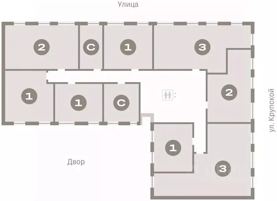 2-к кв. Омская область, Омск  (60.15 м) - Фото 1