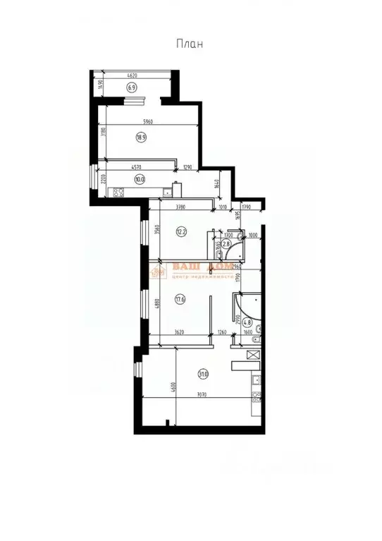 4-к кв. Тульская область, Тула ул. Вильямса, 32 (120.0 м) - Фото 1