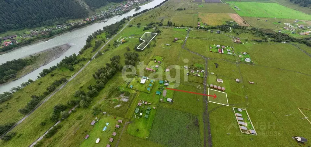 Участок в Алтай, Чемальский район, с. Анос  (12.9 сот.) - Фото 1