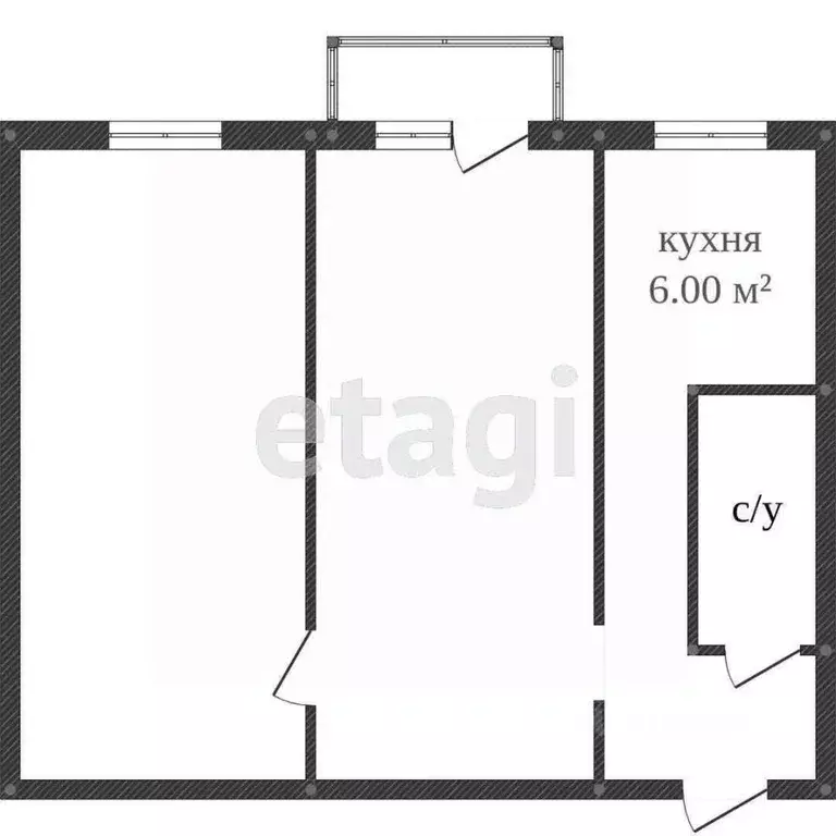 2-к кв. Костромская область, Кострома ул. Гагарина, 17 (44.3 м) - Фото 1