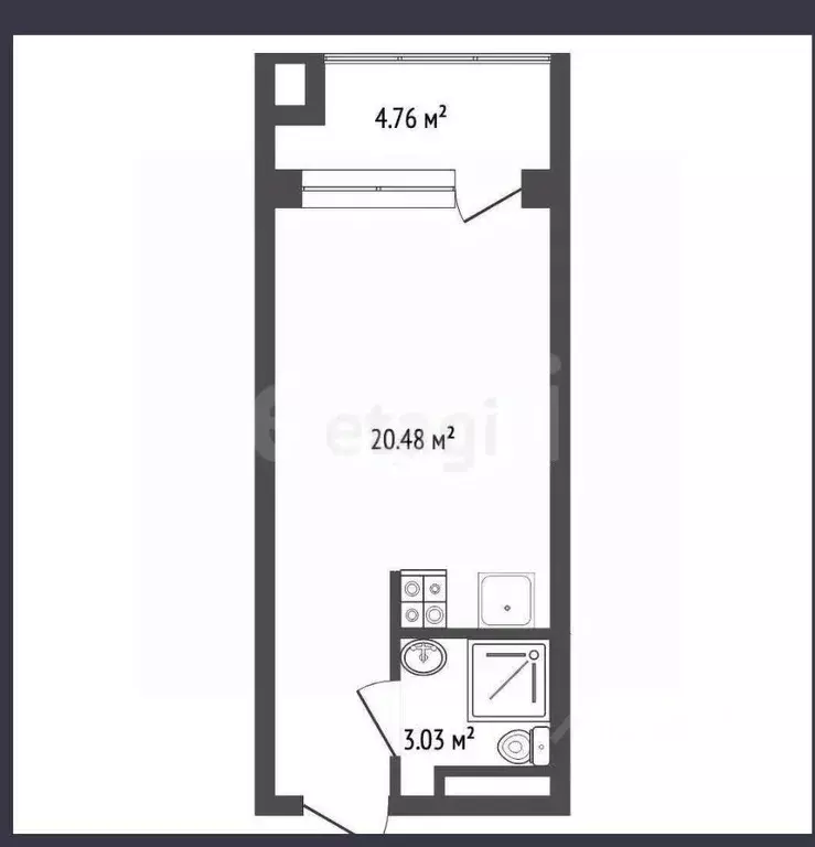 1-к кв. Крым, Феодосия муниципальный округ, Коктебель пгт ул. ... - Фото 2