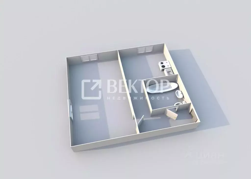 1-к кв. Ярославская область, Ярославль Автозаводская ул., 65А (30.0 м) - Фото 2