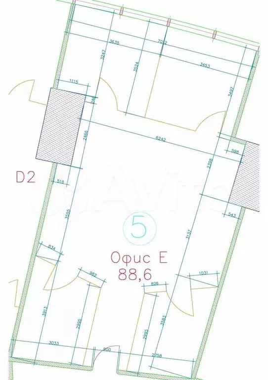Офис, 85 м - Фото 0