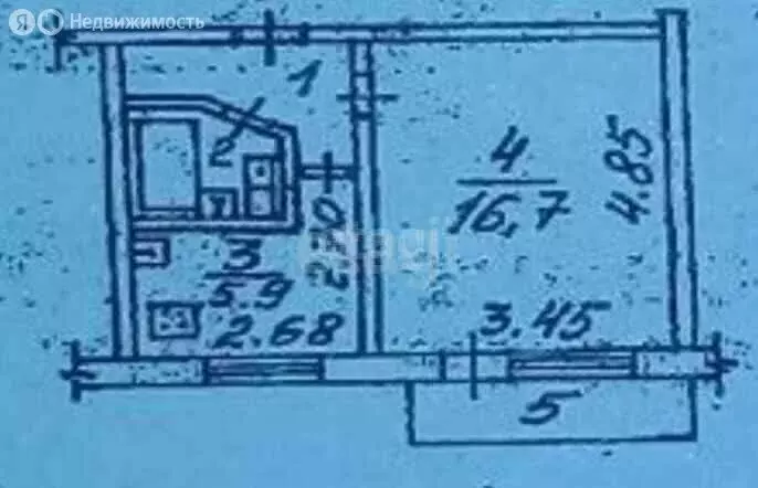 1-комнатная квартира: Белгород, улица Ватутина, 2Г (29.3 м) - Фото 2