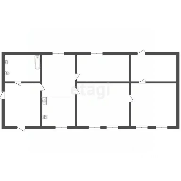 Дом в Нижегородская область, Выкса ул. Циолковского, 25 (99 м) - Фото 2