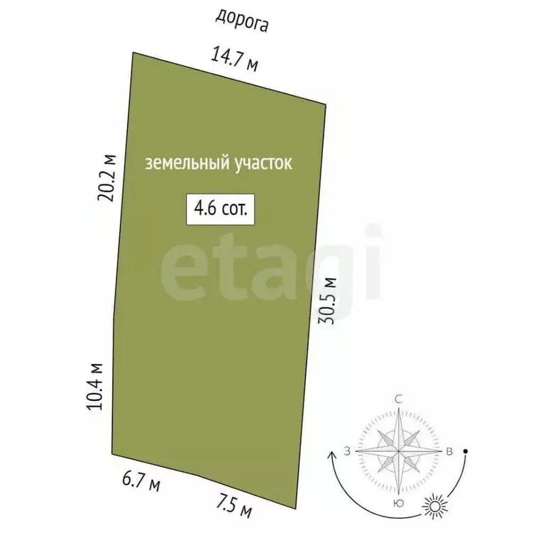 Участок в Мордовия, Саранск Зеленый Друг СНТ,  (4.6 сот.) - Фото 2