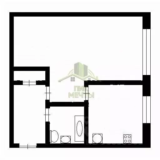 1-к кв. Бурятия, Улан-Удэ ул. Борсоева, 23 (32.2 м) - Фото 1