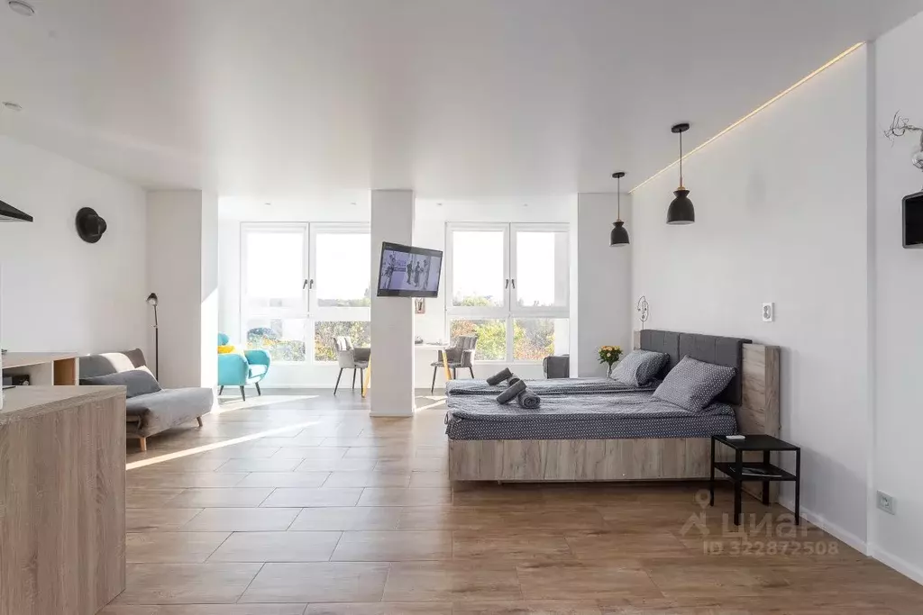 Студия Калининградская область, Светлогорск ул. Горького, 14 (42.0 м) - Фото 1