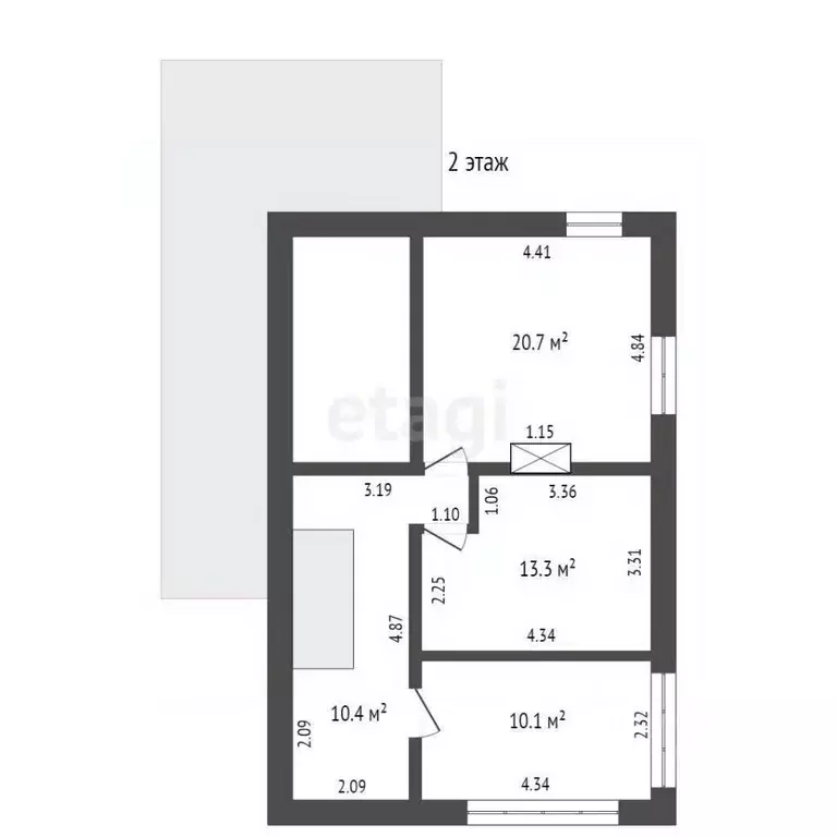 Дом в Владимирская область, Петушинский район, Нагорное муниципальное ... - Фото 2