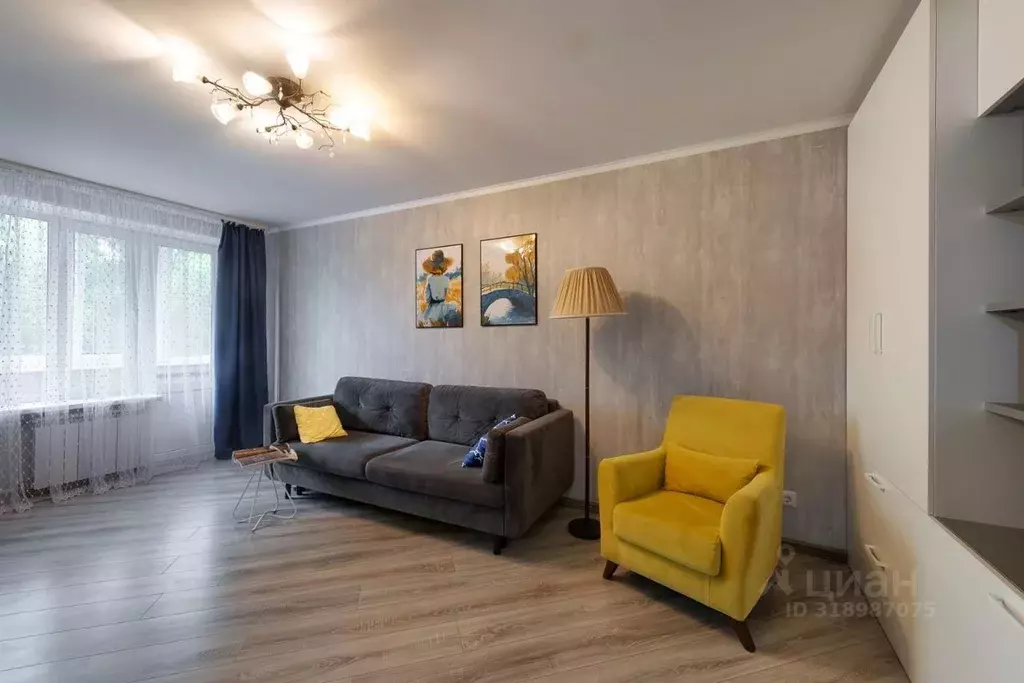 2-к кв. Москва ул. Трехгорный Вал, 3 (46.0 м) - Фото 0