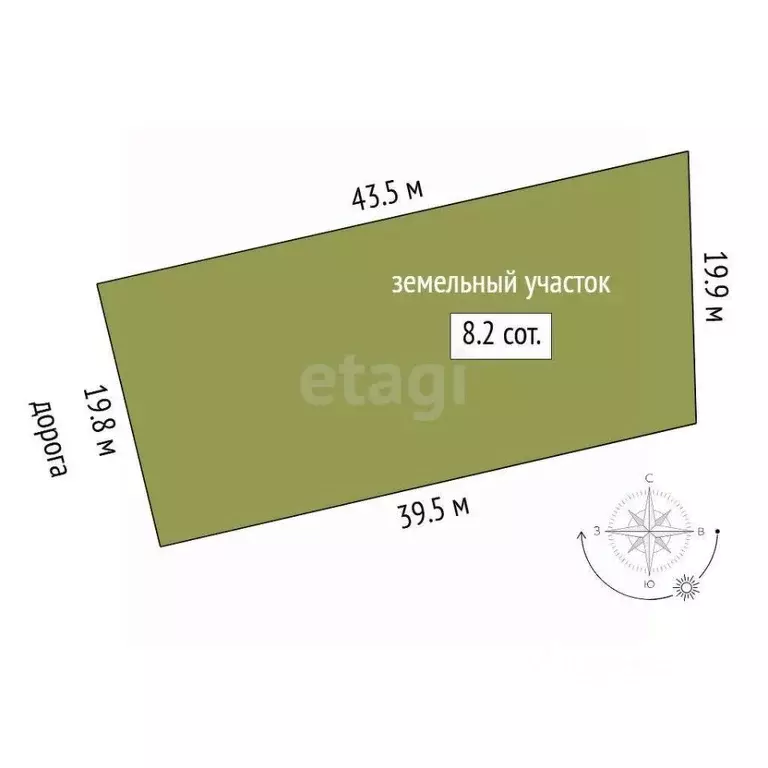 Участок в Тюменская область, Тюмень Сигнал СНТ, туп. Вишневый, 8А ... - Фото 2