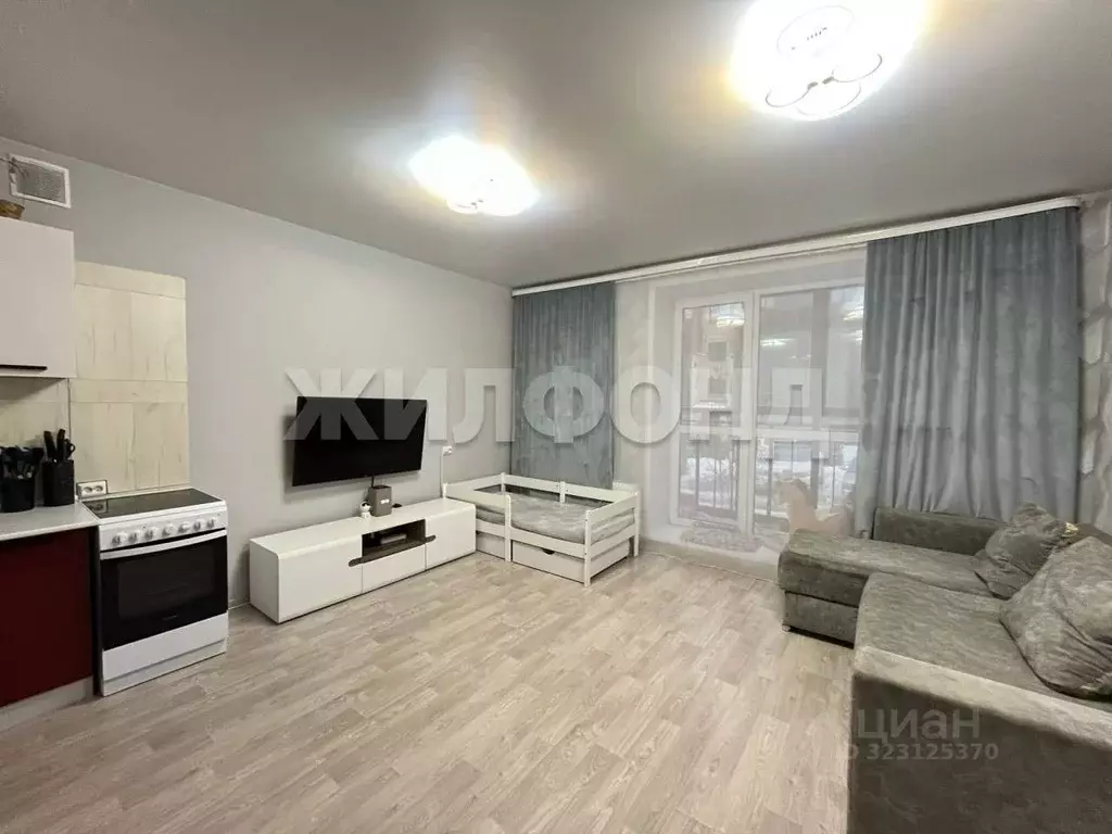 1-к кв. Новосибирская область, Новосибирск ул. Заслонова, 13/7 (26.9 ... - Фото 0