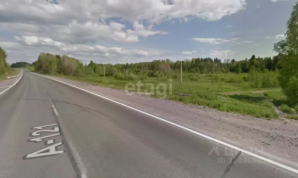 Участок в Карелия, Питкярантский район А-121 Сортавала, 314-й км ... - Фото 0