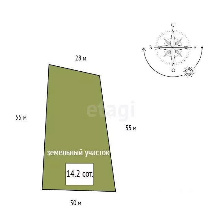 Участок в Красноярский край, Дивногорск Ветеран дп, 6 (14.2 сот.) - Фото 2