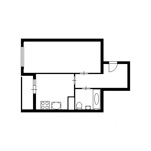 1-к кв. Ленинградская область, Мурино Всеволожский район, ул. Шоссе в ... - Фото 2