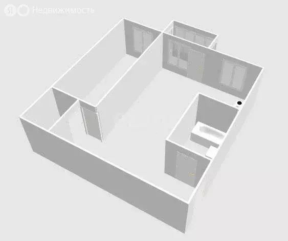 2-комнатная квартира: Холмск, Катерная улица, 2 (43 м) - Фото 1