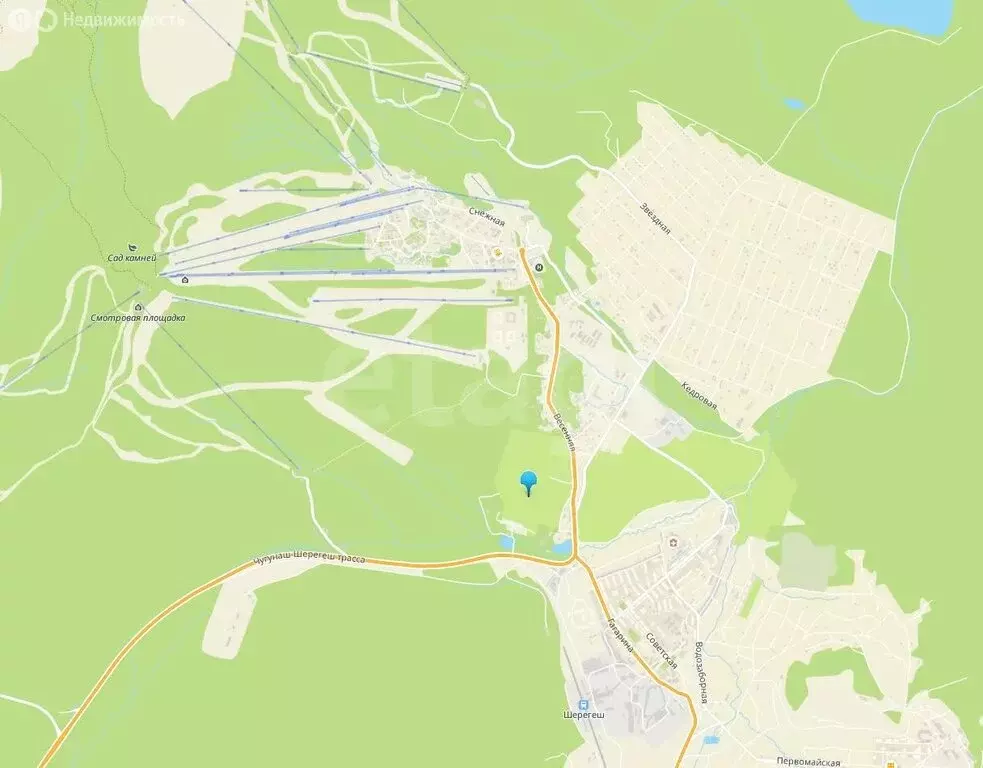 Участок в посёлок городского типа Шерегеш, СНТ Шерегешевец, 3-я Дачная ... - Фото 2