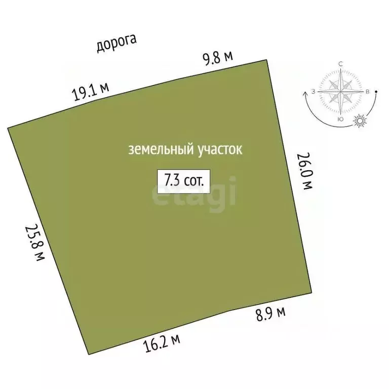 Участок в Тюменская область, Тюменский муниципальный округ, с. ... - Фото 1