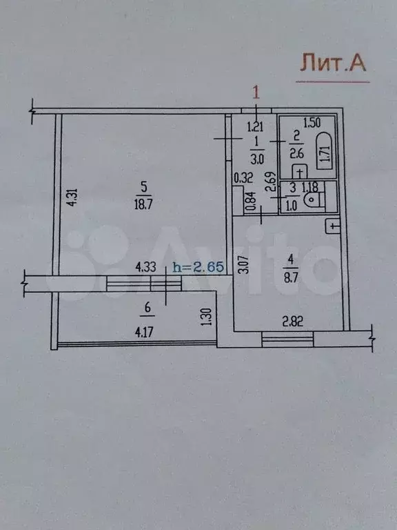 1-к. квартира, 34 м, 1/10 эт. - Фото 0